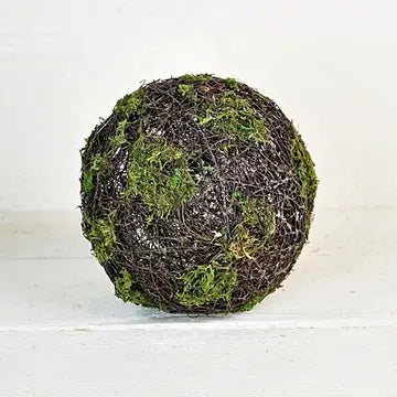 MOSSY RATTAN TWIG BALL