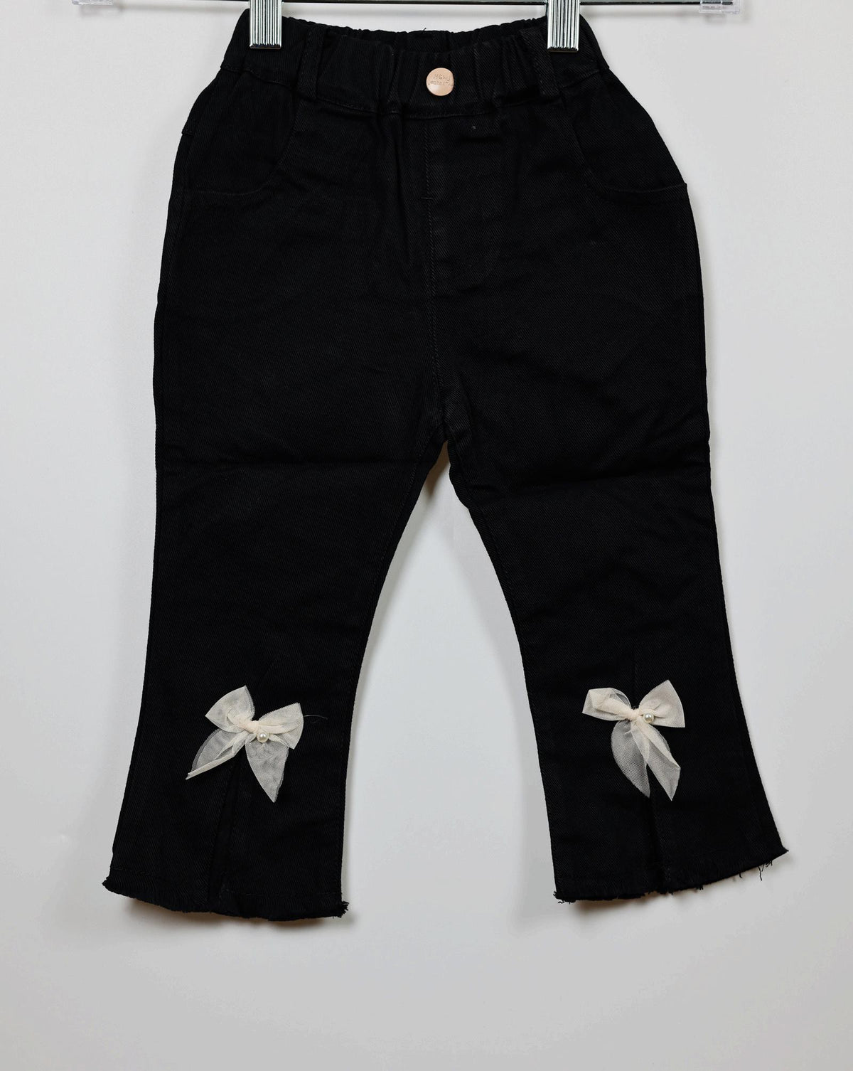 GIRLS FLARE PANT WITH BOW