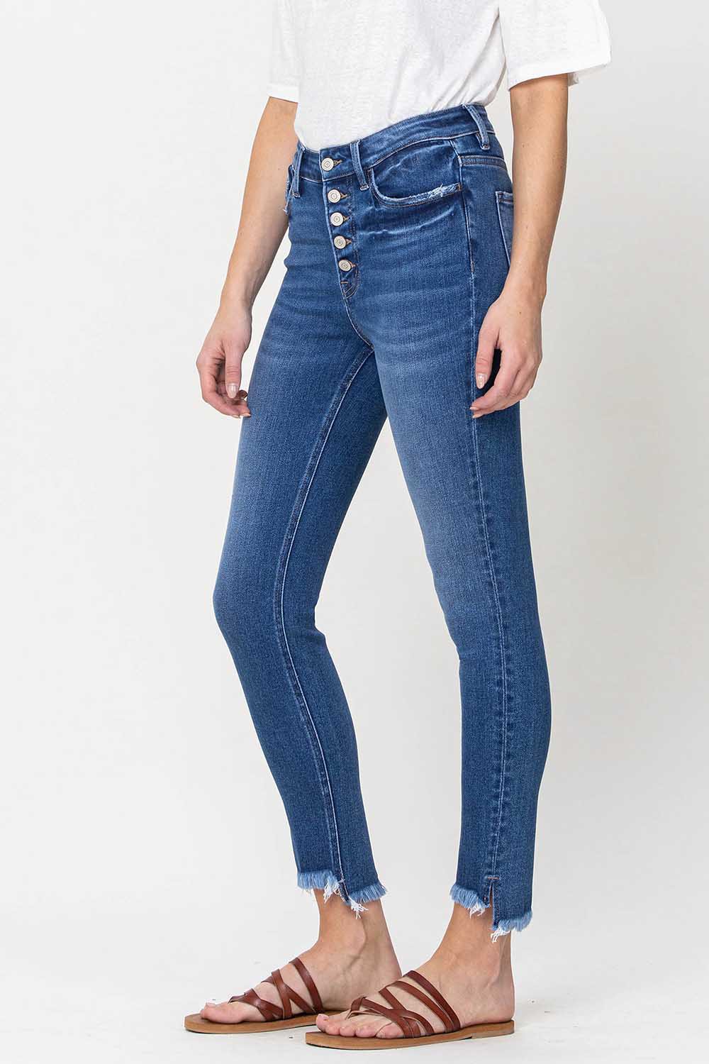 FLYING MONKEY HIGH RISE SKINNY JEANS