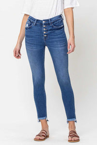 FLYING MONKEY HIGH RISE SKINNY JEANS