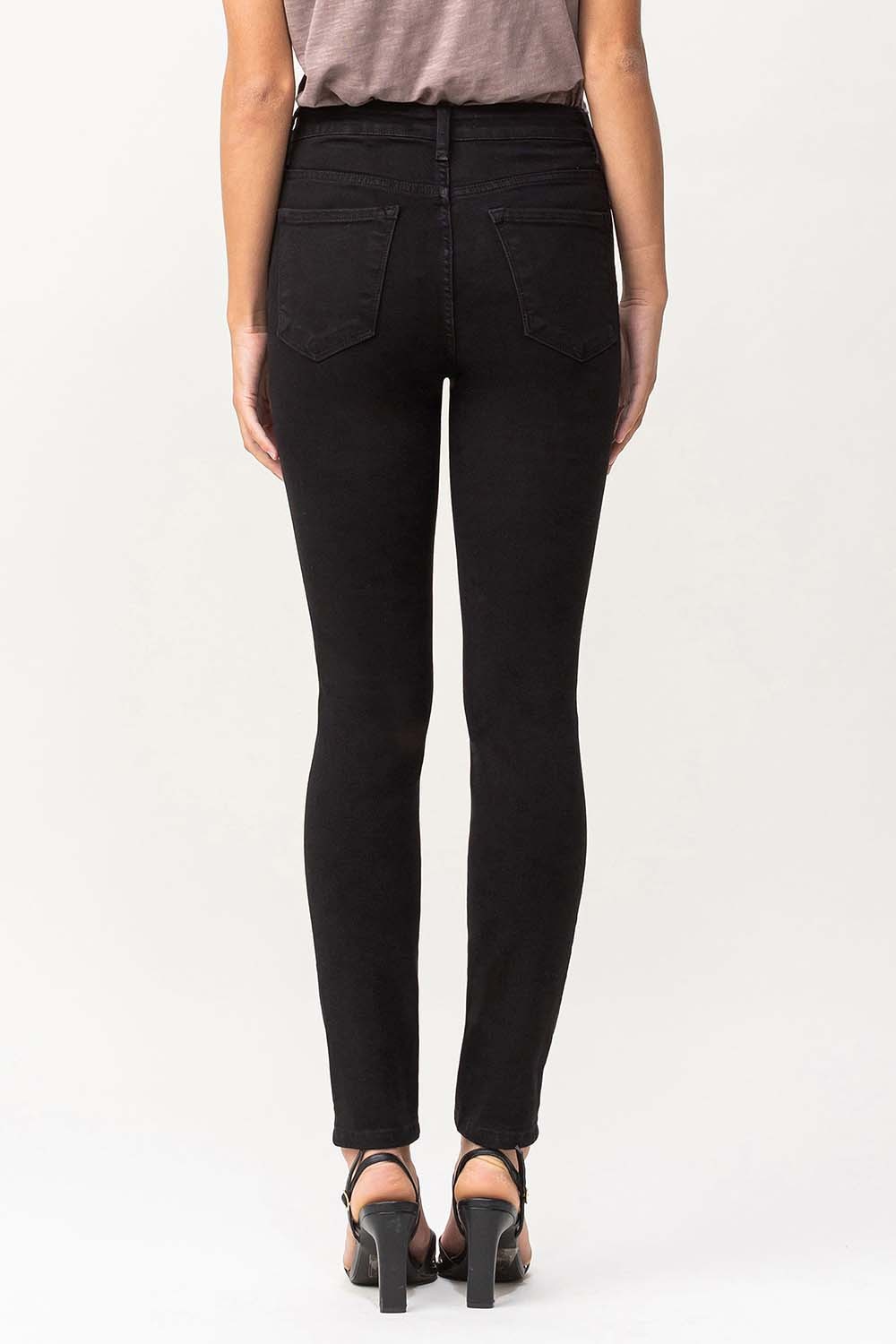 FLYING MONKEY HIGH RISE CROPPED SKINNY JEANS