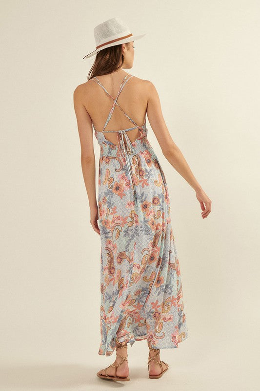 PAISLEY MAXI DRESS