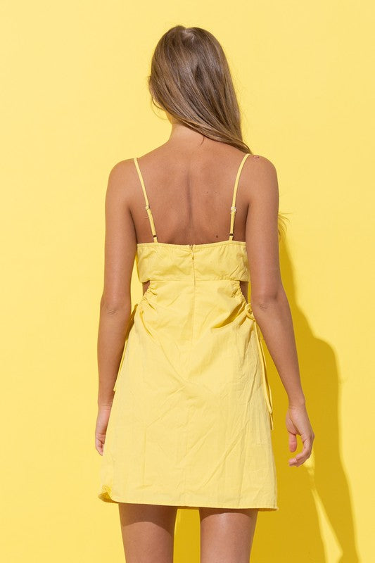 SUNNY SIDE CUT BODYCON DRESS