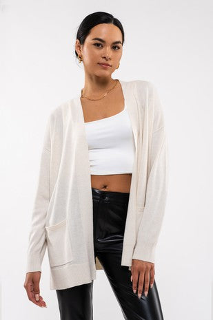 MELANIE OPEN FRONT CARDIGAN