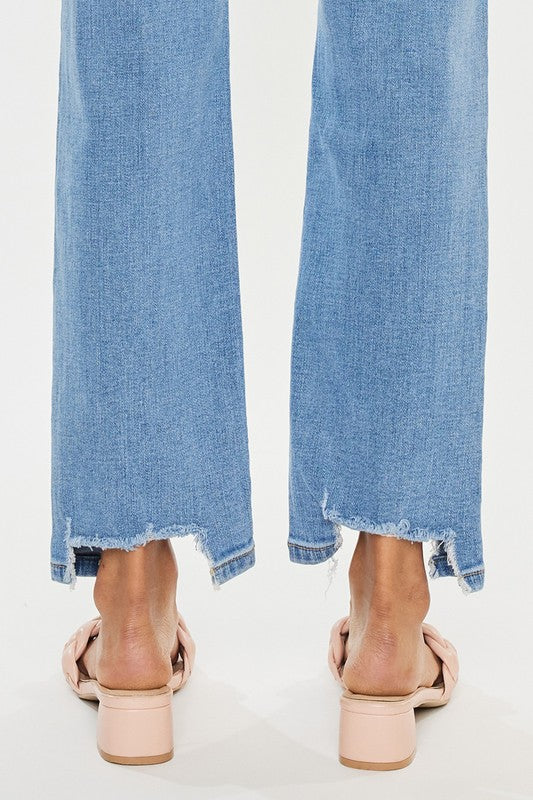 KAN KAN RAW EDGE HIGH RISE STRAIGHT JEAN