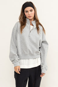 DEMI HALF ZIP SWEATSHIRT