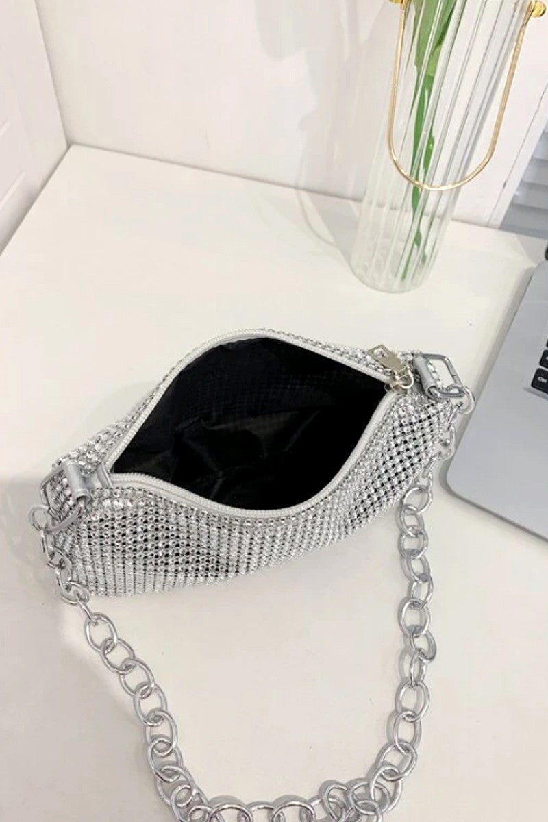 DREAMY RHINESTONE BAG WITH CHAIN