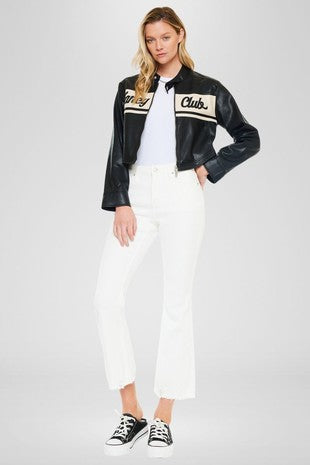 KAN KAN BOOT BUT WHITE DENIM JEAN