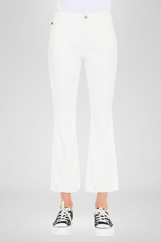 KAN KAN BOOT BUT WHITE DENIM JEAN