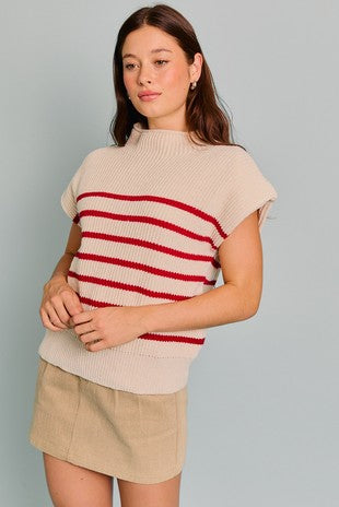 VIVIAN STRIPED SWEATER VEST