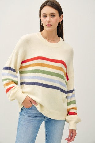 SUNNY STRIPE SWEATER