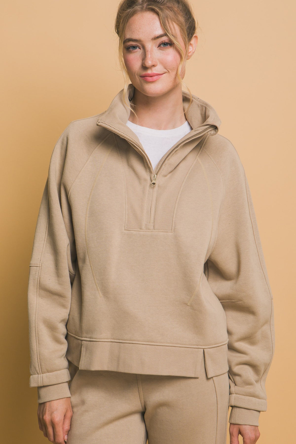 CARMEN HALF ZIP SWEATSHIRT