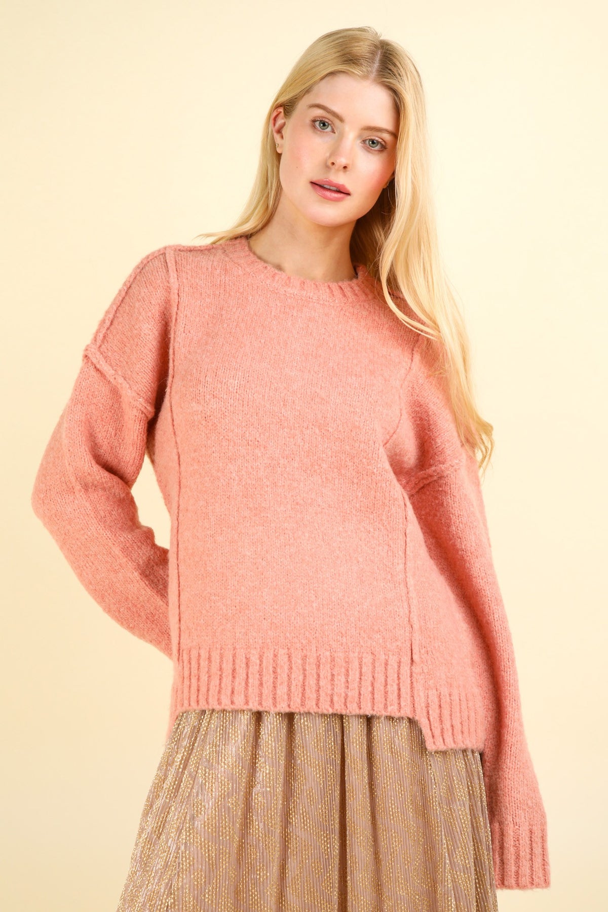 KORA OVERSIZED KNIT SWEATER