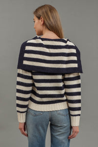 SAILOR COLLAR KNIT SWEATER