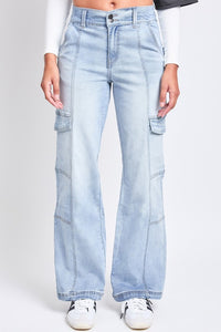 MANDI YMI High Rise Straight Cargo Jeans