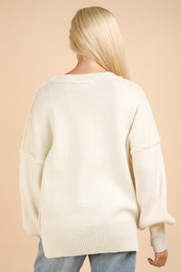 JENNA OVERSIZED KNIT SWEATER