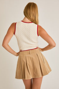 ANNA V NECK SWEATER VEST