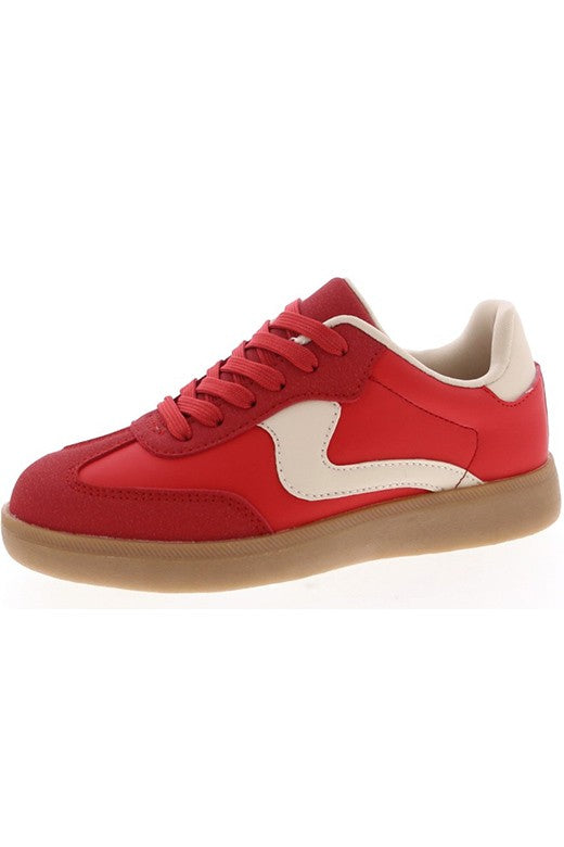 SADIE RED TRENDY SNEAKERS