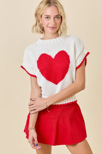 BOXY HEART SWEATER