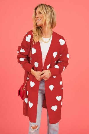 HEART KNIT BELLINI CARDIGAN