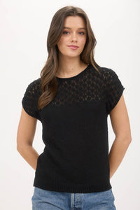 RENNA EYELET TIE TOP