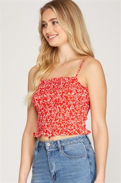 DAISY PRINTED CAMI TOP