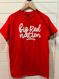 BIG RED NATION GRAPHIC TEE (White or Red)