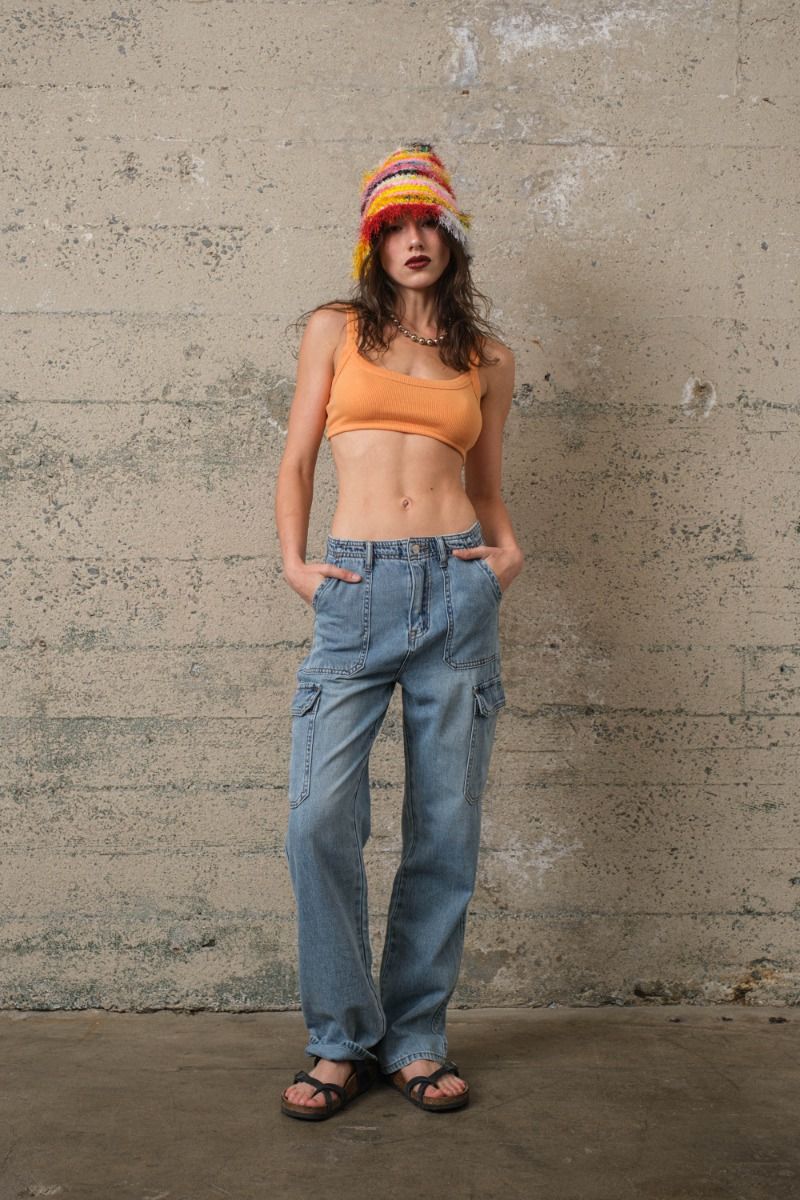 MOLLY MID RISE CARGO PANTS