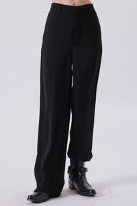 URSLA BLACK HIGH WAIST TROUSER